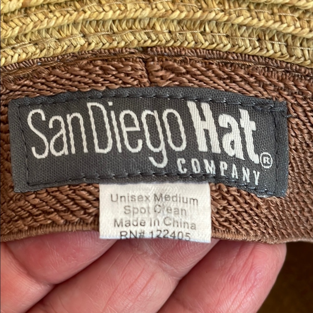 San Diego Hat Company Brown and Tan Hat